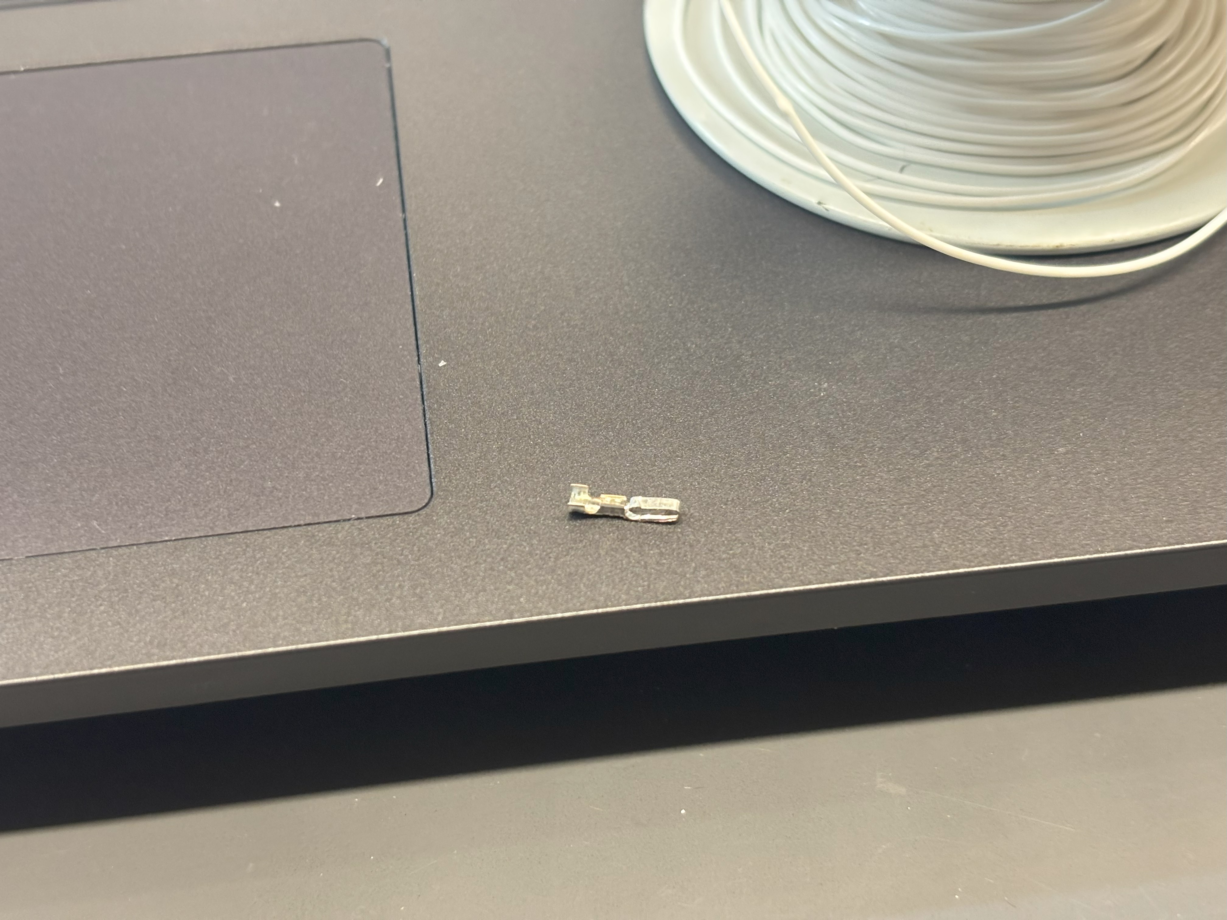 crimp terminal squashed end